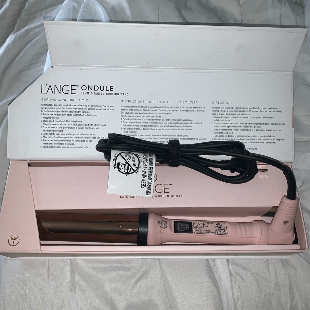 NIB Lange hair curler 1.25 inches